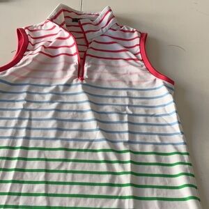 Striped Sleeveless top medium